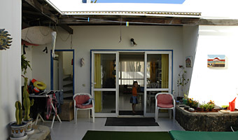 Ausschnitt des Patios