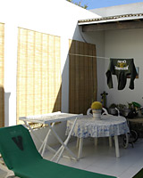 Ausschnitt des Patios