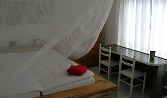 Eines der beiden Schlafzimmer